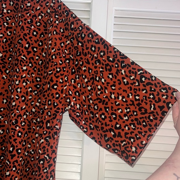 Evri leopard cardigan size 1X - Picture 5 of 5